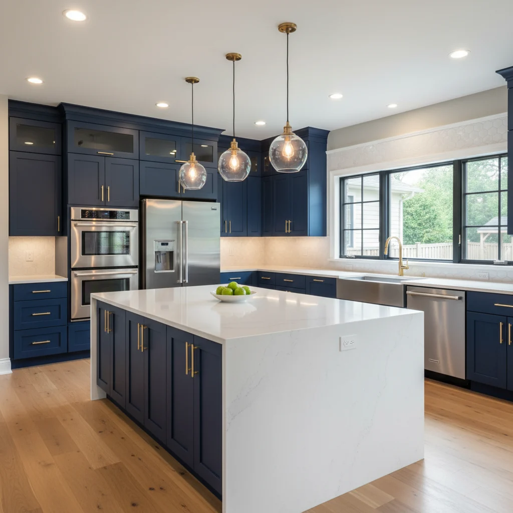 Quartz Kitchen Remodel in Elm Grove, WI by AB&K Bath & Kitchen Inc project photo